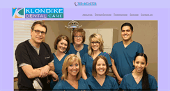 Desktop Screenshot of klondikedentalcare.com